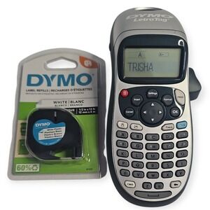 Dymo Letratag LT-100H Handheld Label Maker w White Label‎ Refill